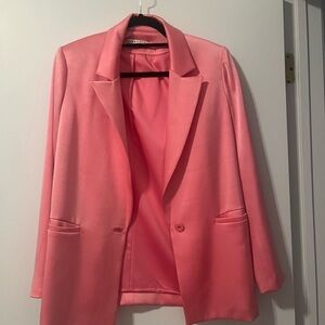 Alice + Olivia Bubblegum Pink Blazer